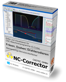 NC-Corrector - G-Code Editor inklusive Simulation für Drehen, Fräsen und Drahterodieren